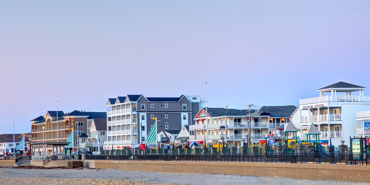 Hampton Beach is a village and beach resort in the town of Hampton, New Hampshire, United States, along the Atlantic Ocean